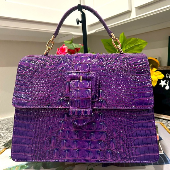 Brahmin Royal Purple Hallie - Picture 5 of 16